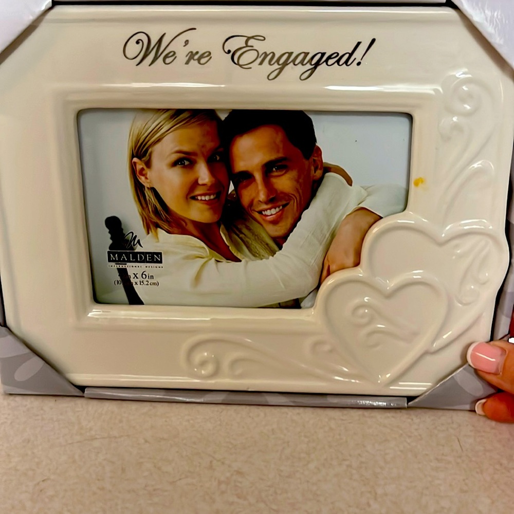 Engagement frame 4x6 by Malden Designs